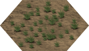 Desert Cactus Heavy Isometric Columns