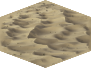 Desert Sandy Isometric Rows