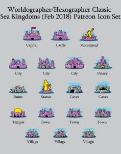 Sea Kingdoms Classic World/Kingdom Icons (2018 Feb)