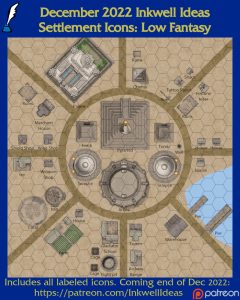 Low Fantasy Settlement Map Icons