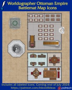 Ottoman Battlemat Map Icons