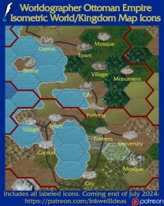 Ottoman Isometric World/Kingdm Map Icons