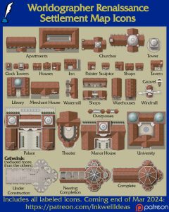 Renaissance Settlement Map Icons