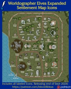 Elves Expanded Settlement map icons