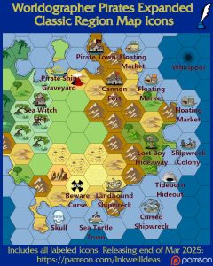 Pirates Expanded Classic World/Kingdom Map Icons